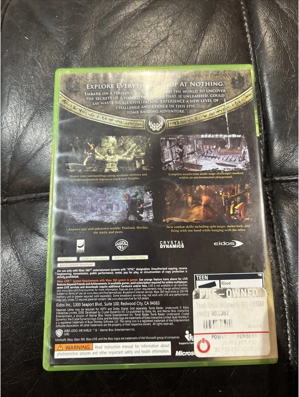 Tomb Raider Underworld Xbox 360 Tested